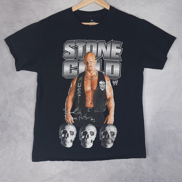 Ripple Junction Other - Stone Cold Steve Austin Shirt Mens Medium Black WWE Austin 3:16 Graphic Tee